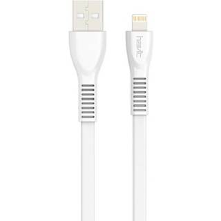 Havit Lightning Fladt opladekabel til iPhone & iPad. 1.8 m. Sort
