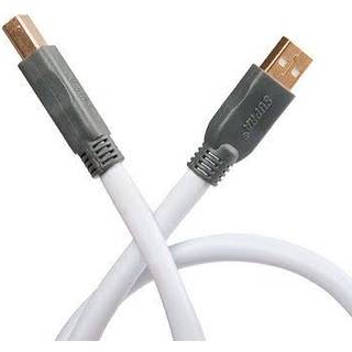 Supra USB 2.0 A-B Blue, 0.7 meter