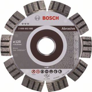 Bosch BEST FOR ABRASIVE DIAMOND CUTTING DISC FOR SMALL ANGLE GRINDERS 125mm