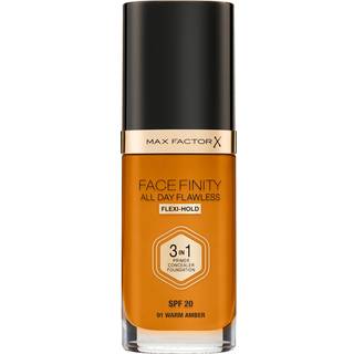 Max Factor Facefinity All Day Flawless 3-In-1 Foundation #W91 Warm Amber 30 ml