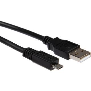 USB-A til USB Micro-B kabel 5m (sort)