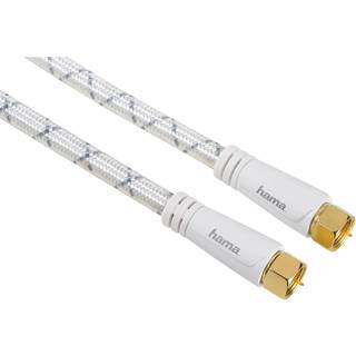 HAMA Premium Antenne F-Kabel - 120db - Hvid 5 m