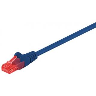 CAT 6 patchkabel, U/UTP, blå, 3m