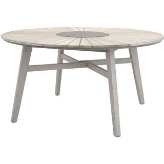Venture Design Rives rundt havebord, lysegrå, Ø150 cm