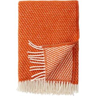 Klippan Yllefabrik Velvet uldplaid Rust