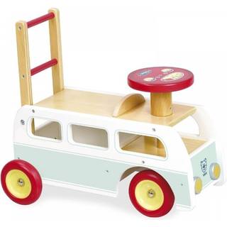Vilac gåvogn i træ 2-i-1 - retro bus