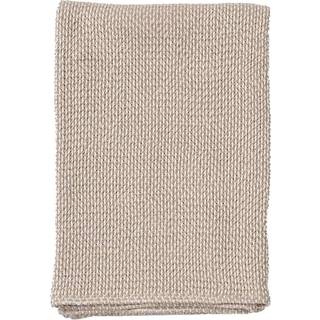 Klippan Yllefabrik Basket bomuldstæppe 130x180 cm Beige