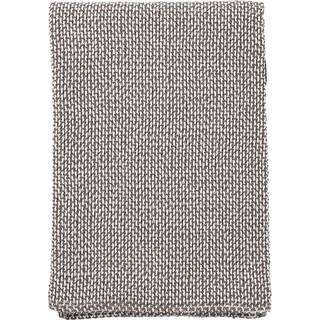 Klippan Yllefabrik Basket bomuldstæppe 130x180 cm Grå