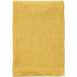 Klippan Yllefabrik Basket bomuldstæppe 130x180 cm Gul