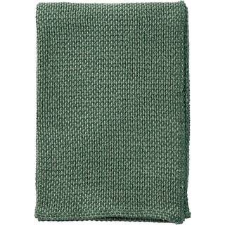 Klippan Yllefabrik Basket Plaid 130x180 Cm Green - Plaider & Tæpper Bomuld Grøn - 2704.02