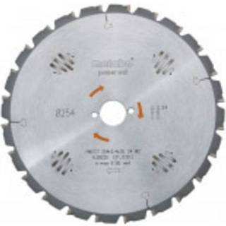 Metabo 4007430177261 - 628015000 Rundsavklinge i hårdmetal power cut wood, kvalitet professional, til semistationære rundsav