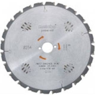 Metabo 4007430177353 - 628024000 Rundsavklinge i hårdmetal power cut wood, kvalitet professional, til semistationære rundsav