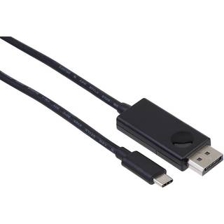 USB-C til Displayport kabel 2m (sort)