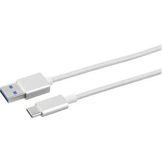 eSTUFF USB-C - A Cable 1m Grey