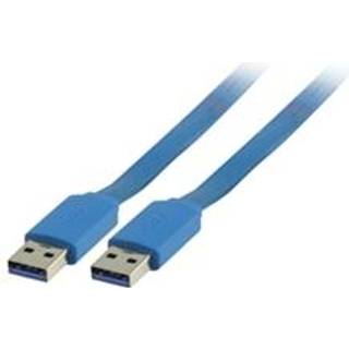 Deltaco USB3-210 - USB cable - USB Type A to USB Type A - 1 m