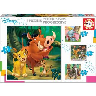 Educa 12-16-20-25 Disney Animals