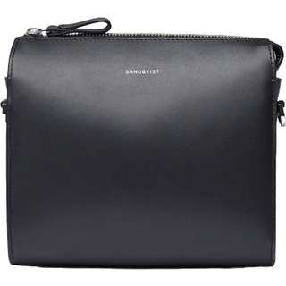 Sandqvist Leather Classics Frances Crossover taske sort