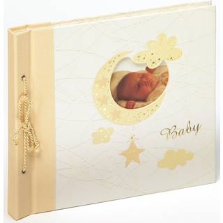 Babyalbum Bambini Maxi Creme - 28x25 cm (60 Hvide sider / 30 blade)