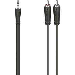 Hama 3,5 mm - 2x RCA lydadapterkabel, 3 m