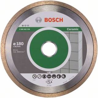 BOSCH Diamantskæreskive Standard for Ceramic 180 x 25,40 x 1,6 x 7 mm