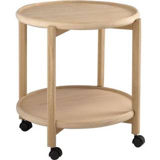 Thomsen Furniture Hudson rullebord - bøg/melamin - bøg natur - Ø55 cm