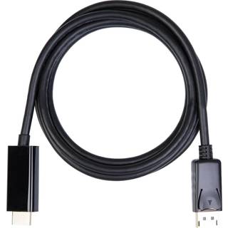Displayport til HDMI kabel 2m (sort)