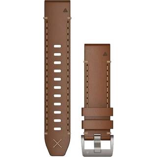 Garmin QuickFit 22mm Læderrem 010-12738-04 - Unisex - Genuine Leather