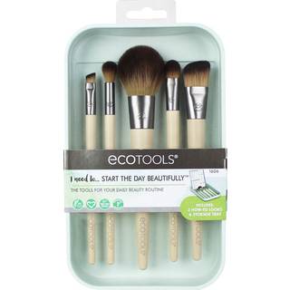 Ecotools 5 essential brushes with storage tin for your daily beauty routine - 5 dele