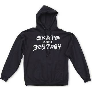 Sweatshirt Thrasher Skate And Destroy Hood Black L - Black - L