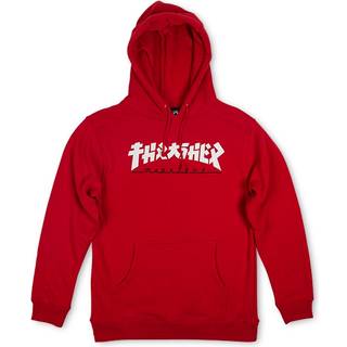 Thrasher Godzilla Hættetrøje - M - red