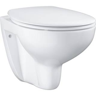 GROHE Bau ceramic rimless væghængt toilet med softclose sæde
