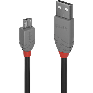 Lindy Anthra line USB 2.0 kabel (USB type A - Micro-B) | 5 meter | PRIS-MATCH