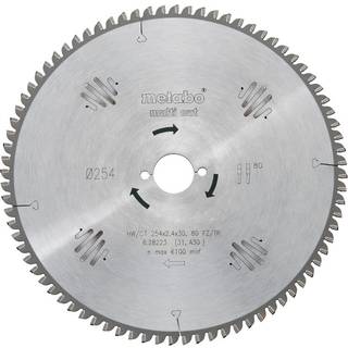 Metabo 4007430177032 - 628090000 Rundsavklinge multi cut, kvalitet professional, til semistationære rundsav