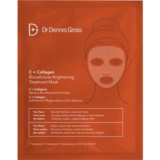Dr Dennis Gross Vitamin C + Lactic Biocellulose Brightening Treatment Mask