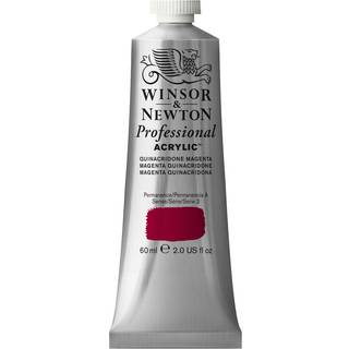 Winsor & Newton Professional Acrylic Paint 60ml (2-oz) Tube Quinacridon Magenta