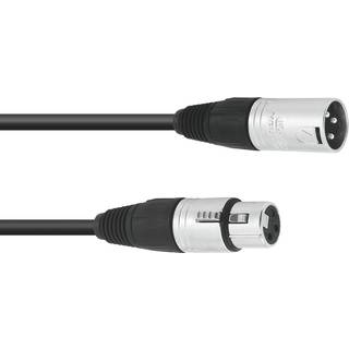 SOMMER CABLE XLR cable 3pin 0.5m bk Neutrik TILBUD NU