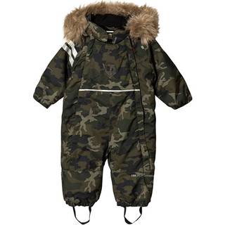 Lindberg Camo Babyflyverdragt, Green, 56