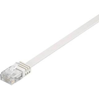 CAT 5e Fladt patchkabel, U/UTP, hvid