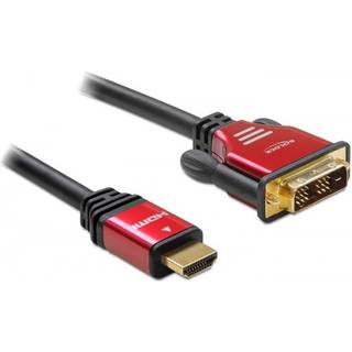 Delock HDMI til DVI 24+1 Kabel bidirektionel 2m