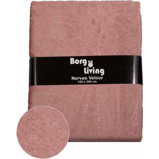 Velour dug - 15 meter - Rosa - Nervøs velour - Pakke med 15 meter
