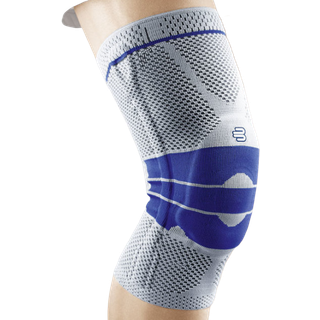 Bauerfeind GenuTrain 8, knæbandage m. silikone, blå