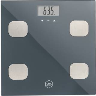 OBH Nordica EN2520N1 badevægt Firkant Grå, Hvid Elektronisk personlig vægt