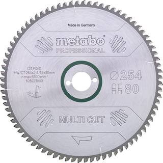 Metabo 4007430177056 - 628092000 Rundsavklinge multi cut, kvalitet professional, til semistationære rundsav