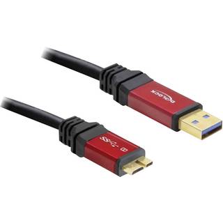 Delock Premium USB 3.0 kabel - USB-A / USB Micro-B - 1 m