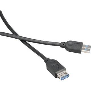 Akasa USB <b>3.0</b> kabel, Type <b>A</b> han - Type <b>A</b> hun, <b>