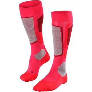 FALKE SK2 Intermediate - Uld - Dame skistrømper - knæhøje, Rose / 35-36