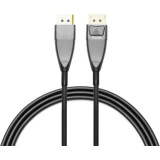 MicroConnect Fiber DisplayPort 1.4 kabel, 20m