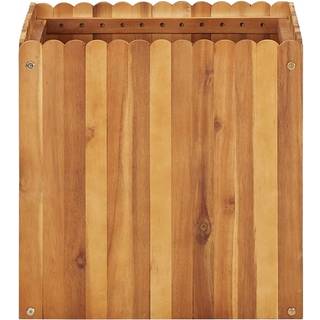 hævet plantekasse 50x50x50 cm massivt akacietræ