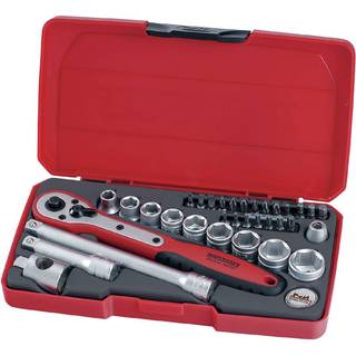 T3834 3/8" □-fatning. Teng Tools Topnøglesæt