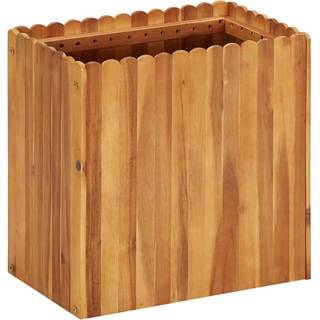 hævet plantekasse 50x30x50 cm massivt akacietræ